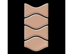 ALLOY Mosaik Fliese Massiv Metall Titan Hochglanz Kupfer 1,6mm Kismet & Karma-ti-am 1 Paket mit 10 Matten 0,86 m2 Kupfer