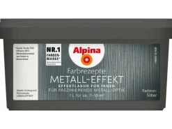 Alpina Kreativfarben^Farbrezepte Metall-Effekt Silber 1 Liter