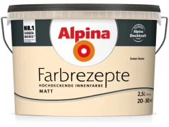 Alpina Farbrezepte matt 2,5 Liter