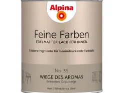 Alpina Feine Farben Lack No. 35 Wiege des Aromas® Grau-Beige edelmatt 750 ml
