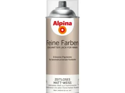 Alpina Feine Farben Sprühlack Zeitloses Matt-Weiss edelmatt 400 ml