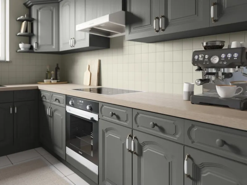 Alpina Möbel-Lack Bad & Küche Vulkangestein Seidenmatt 750 ml