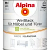 Alpina Weißlacke|Grundierung^Weißlack für Möbel & Türen glänzend 750 ml