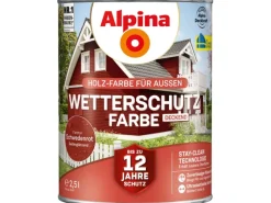 Alpina Außen-Fassadenfarben^Wetterschutzfarbe 2,5 l