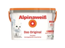 Alpina Weißlacke|Innenfarben^weiß Wandfarbe Das Original Weiß Matt 10 l