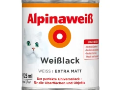 Alpina Weißlacke|Grundierung^weiß Weißlack extra matt 125 ml
