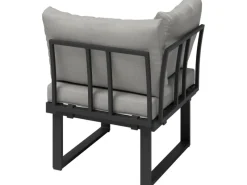 Sessel^Alu-Ecksessel Lipson Aluminium Grau