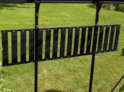 Vitavia Regale Schwarz^Aluregal abklappbar Schwarz 120 cm x 30 cm