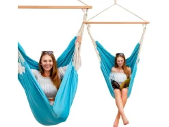 AMANKA Sessel^XXL-Hängesessel bis 150 kg Belastbar 185 x 130 cm