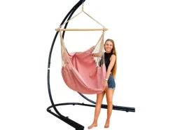 AMANKA XXL-Hängesessel farben mit Gestell 140 x 160 x 210 cm