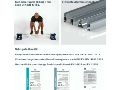 Aquabatos Badewannenfaltwand 130 x 140 cm 3tlg. Badewannenaufsatz Dusche Duschabtrennung Duschwand für Badewanne 5mm ESG Echtglas