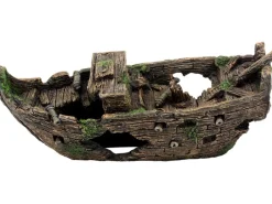 Aquarium-Dekofigur Versunkenes Schiff