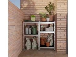 AR Shelving Regal Rivet Outdoor S 180 cm x 50 cm x 38 cm
