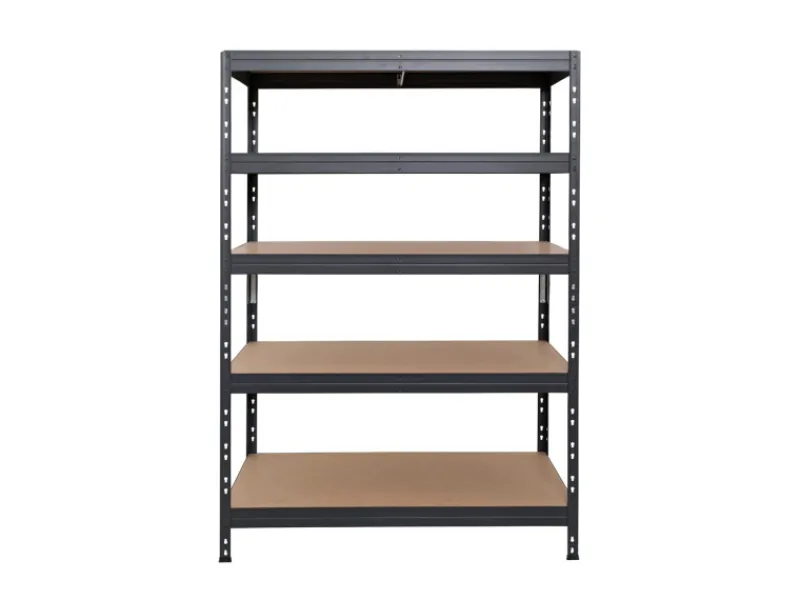 AR Shelving Holzregale^Rivet Schwerlastregal 180 x 120 x 60 cm 5 Böden Anthrazit FSC®