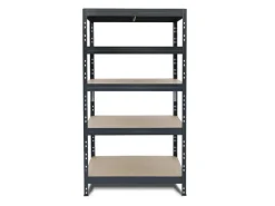 AR Shelving Kellerregale|Holzregale^Rivet Schwerlastregal 180 x 90 x 60 cm 5 Böden Anthrazit FSC®