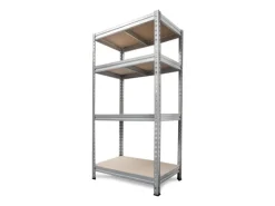 AR Shelving Schwerlast-Steckregal Bullrack Rivet Verzinkt 200 x 100 x 60 cm FSC®