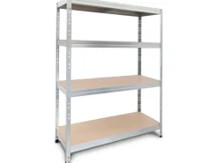 AR Shelving Kellerregale^Schwerlast-Steckregal Rivet 180 cm x 120 cm x 45 cm 4 Böden Verzinkt