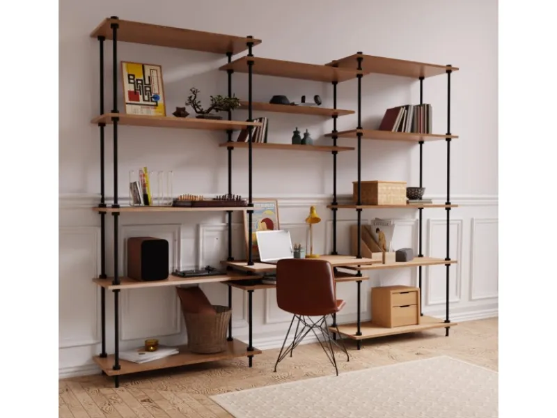 AR Shelving Büroregale^Standregal AR Deco 185 cm x 85 cm x 35 cm Nebraska FSC®