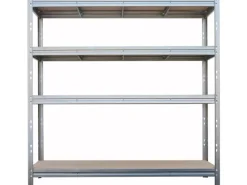 AR Shelving Metallregale^AR-Shelving Bullrack-Rivet Schwerlast-Steckregal 200 x 200 x 60 cm Verzinkt FSC®