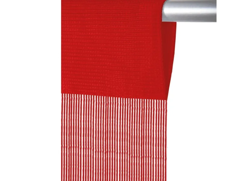 Arsvita Fadenvorhang Fadengardine Gardine Vorhang Prince 90 cm x 250 cm Rot
