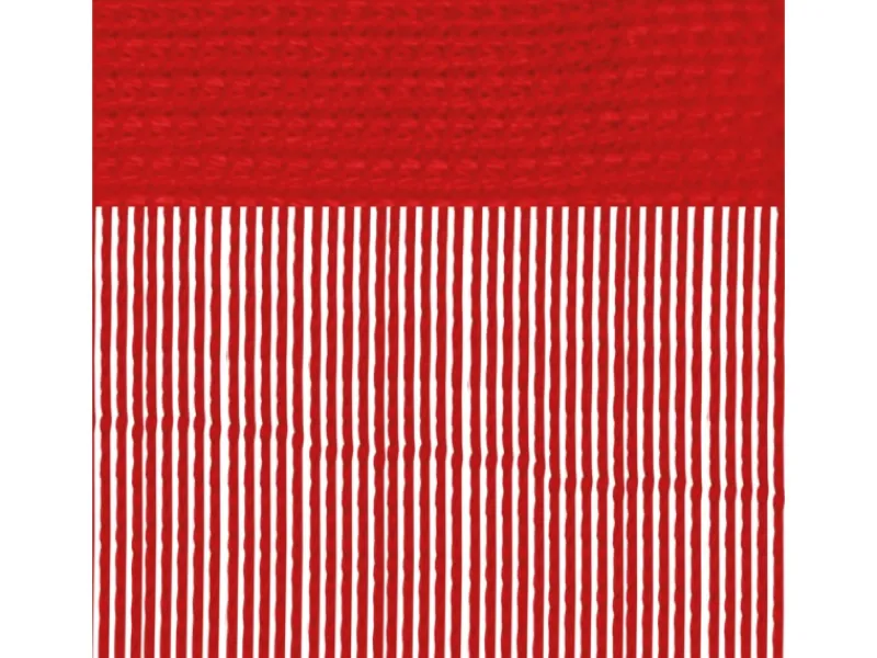 Arsvita Fadenvorhang Fadengardine Gardine Vorhang Prince 90 cm x 250 cm Rot