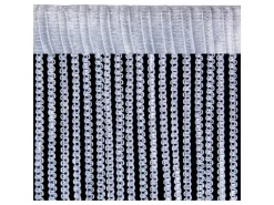 Arsvita Türvorhänge^Fadenvorhang Fadengardine Gardine Vorhang Metall-Optik 140 cm x 250 cm Stangendurchzug