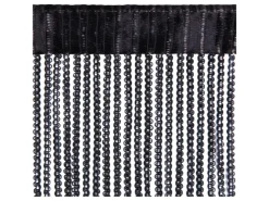 Arsvita Türvorhänge^Fadenvorhang Fadengardine Gardine Vorhang Metall-Optik 140 cm x 250 cm Stangendurchzug