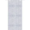 Arsvita Türvorhänge^Fadenvorhang Fadengardine Gardine Vorhang Metall-Optik 140 cm x 250 cm Stangendurchzug Weiß