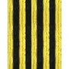 Arsvita Türvorhänge^Flauschvorhang Flauschgardine Vorhang 90 cm x 220 cm Unistreifen Schwarz Gelb