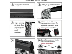 Arsvita Türvorhänge^Flauschvorhang Flauschgardine Vorhang 140 cm x 220 cm Unistreifen Braun