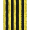 Arsvita Flauschvorhang Flauschgardine Vorhang 100 cm x 200 cm Unistreifen Schwarz Gelb