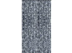 Arsvita Türvorhänge^Flauschvorhang Flauschgardine Vorhang 56 cm x 185 cm Meliert Blau Weiß Silber