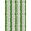 Arsvita Türvorhänge^Flauschvorhang Flauschgardine Vorhang 100 cm x 220 cm Unistreifen Grün Weiß