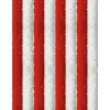 Arsvita Türvorhänge^Flauschvorhang Flauschgardine Vorhang 120 cm x 200 cm Unistreifen Rot Weiß