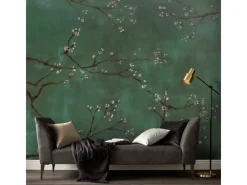 Art for the Home Fototapete Chinese bloesem groen 280 x 300 cm