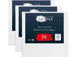 Artina Künstlerzubehör^Akademie Keilrahmen 30x30cm FSC 3tlg