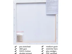 Artina Künstlerzubehör^Akademie Keilrahmen 40x40cm FSC 5tlg