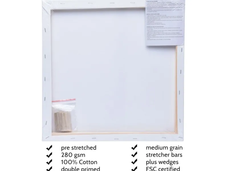 Artina Künstlerzubehör^Akademie Keilrahmen 40x40cm FSC 5tlg