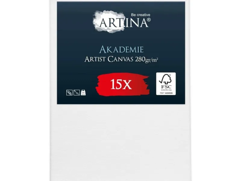 Artina Künstlerzubehör^Akademie Keilrahmen 30x30cm FSC 15tlg