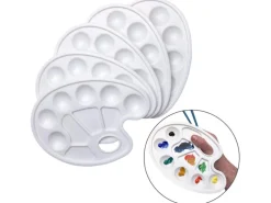 Artina Weißlacke^Mischpalette Weiß Kunststoff 5tlg