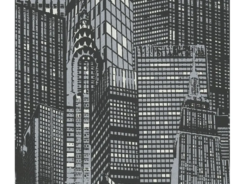 AS-Creation A.S. Création Vliestapete Day & Night Skyline FSC®