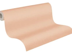 AS-Creation Tapetenmuster^A.S. Création Vliestapete Uni Orange Lachs