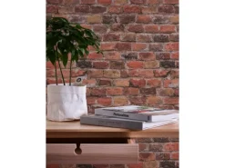 AS-Creation Dekorative Tapeten^A.S. Création Vliestapete Ziegelsteinmauer Used Look Rot 10,05 m x 0,53 m