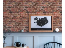 AS-Creation Dekorative Tapeten^A.S. Création Vliestapete Ziegelsteinmauer Used Look Rot 10,05 m x 0,53 m