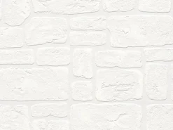 AS-Creation Dekorative Tapeten^A.S. Creation Strukturprofiltapete Dekora Natur Stein Weiß FSC®