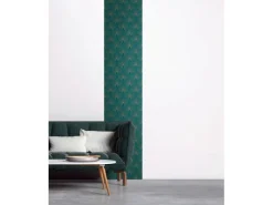 AS-Creation Bordüren^AS Creation Tapete Pop Up Panel Selbstklebend Retro 250 x 52 cm Petrol-Gold FSC®