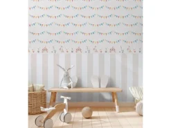 AS-Creation A.S. Creation Vlies-Bordüre Zirkus 5 m x 0,13 m Bunt-Beige FSC®