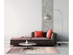 AS-Creation 3D-Panel Pop up Grafikmuster 250 cm x 52 cm Grau-Weiß