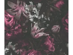 AS-Creation Bordüren^3D-Panel Pop up Floral 250 cm x 52 cm Schwarz-Lila