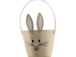 Aufbewahrungskorb Hase Ø 15 cm x 27 cm Braun